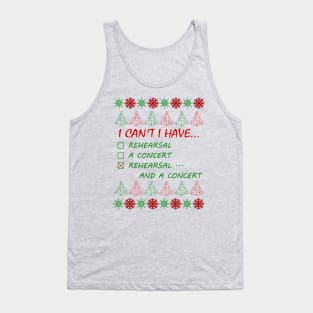 I Can't Have Rehearsal Ugly Sweater Tee Tank Top